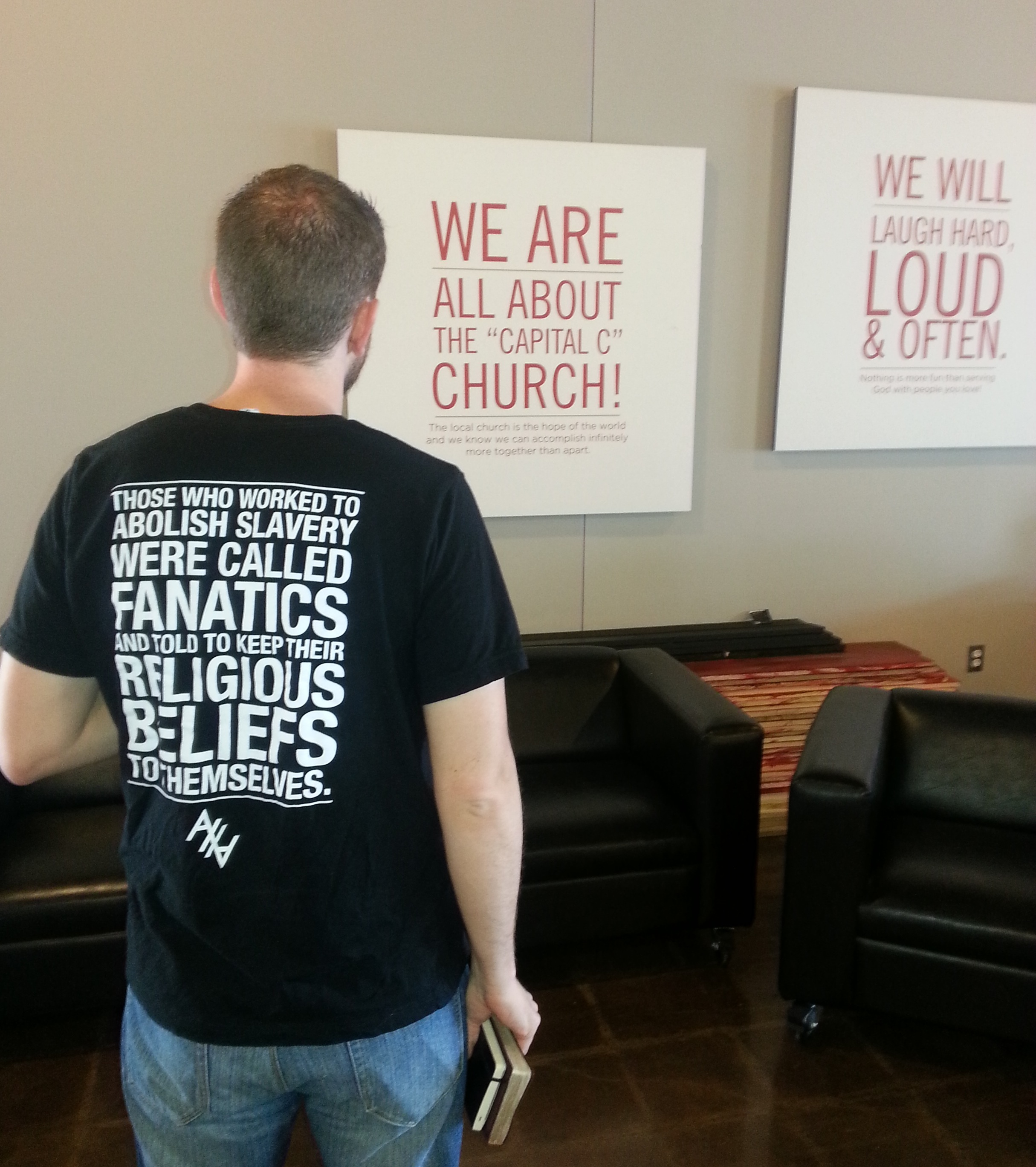 Fanatics shirt Life church poster wall